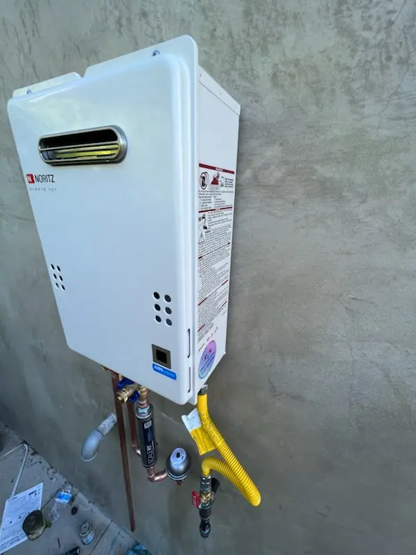 Tankless water heater installation for Dorsey Estates homes